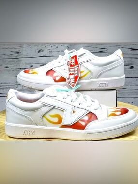 NEW VANS Lowland CC True Lenticular White Flame SZ 11 NWOB